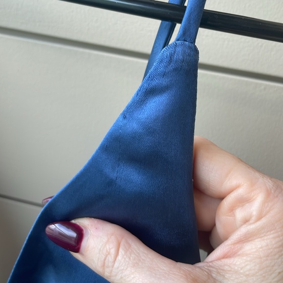 HELLO MOLLY SLEEK NIGHT MIDI DRESS BLUE MEDIUM - Picture 15 of 16